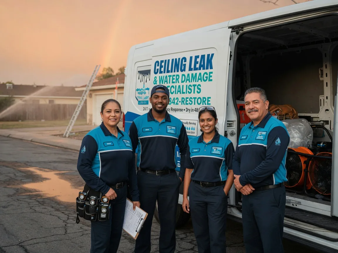 Ceiling Leak Cleanup company in Twin Oaks, OK